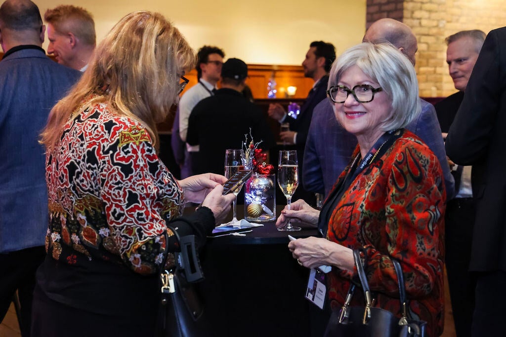 InterGen's Wine Wednesday Christmas Cocktail with Remi Schmaltz and Whitney Rockley 
