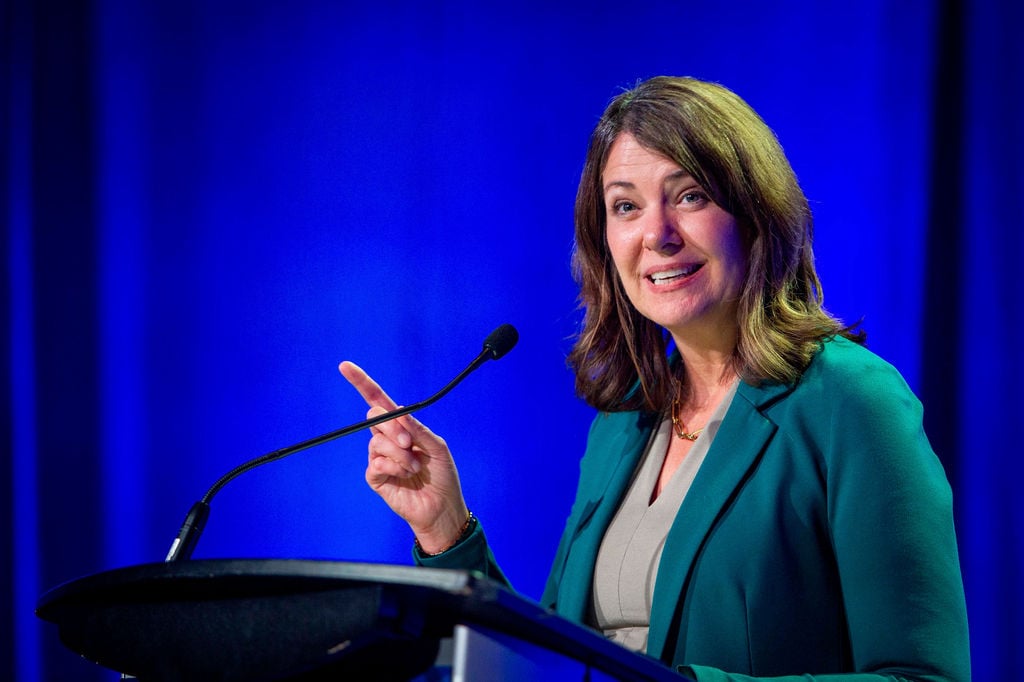 Alberta Premier Danielle Smith shared a few words during the gala