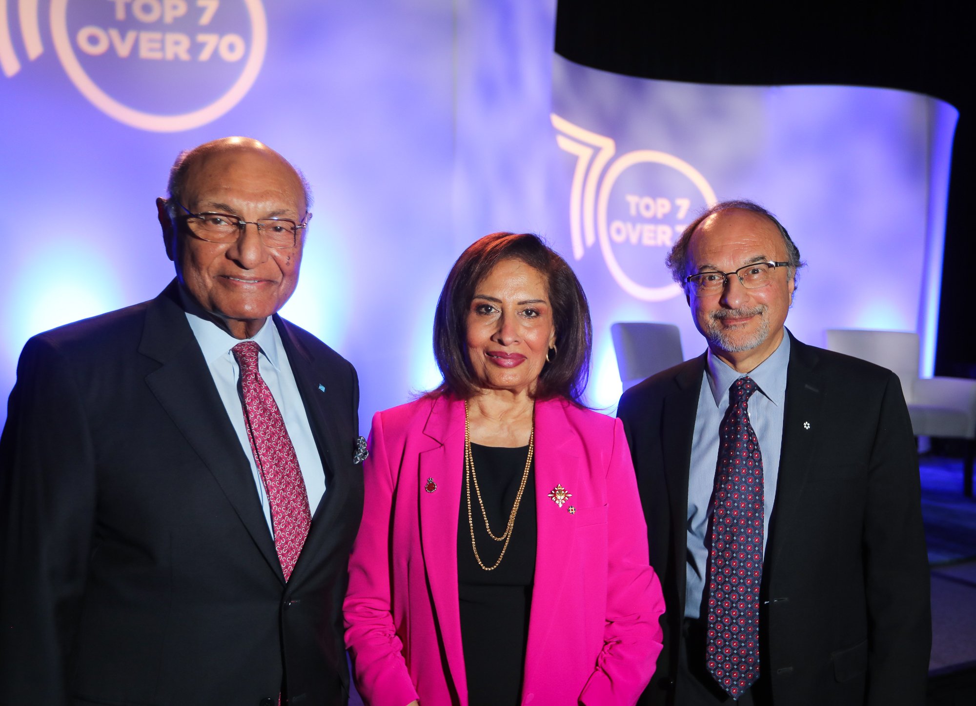 Alberta’s Lieutenant-Governor — Her Honour, the Honourable Salma Lakhani — was a special guest at the 2022 Top 7 Over 70 gala.